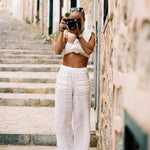 Safari Linen Pants Womens lifestyle