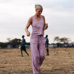 Safari Linen Pants Womens mood 1