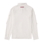 Traveller's Linen Shirt Womens White back
