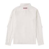 Traveller's Linen Shirt Womens White back