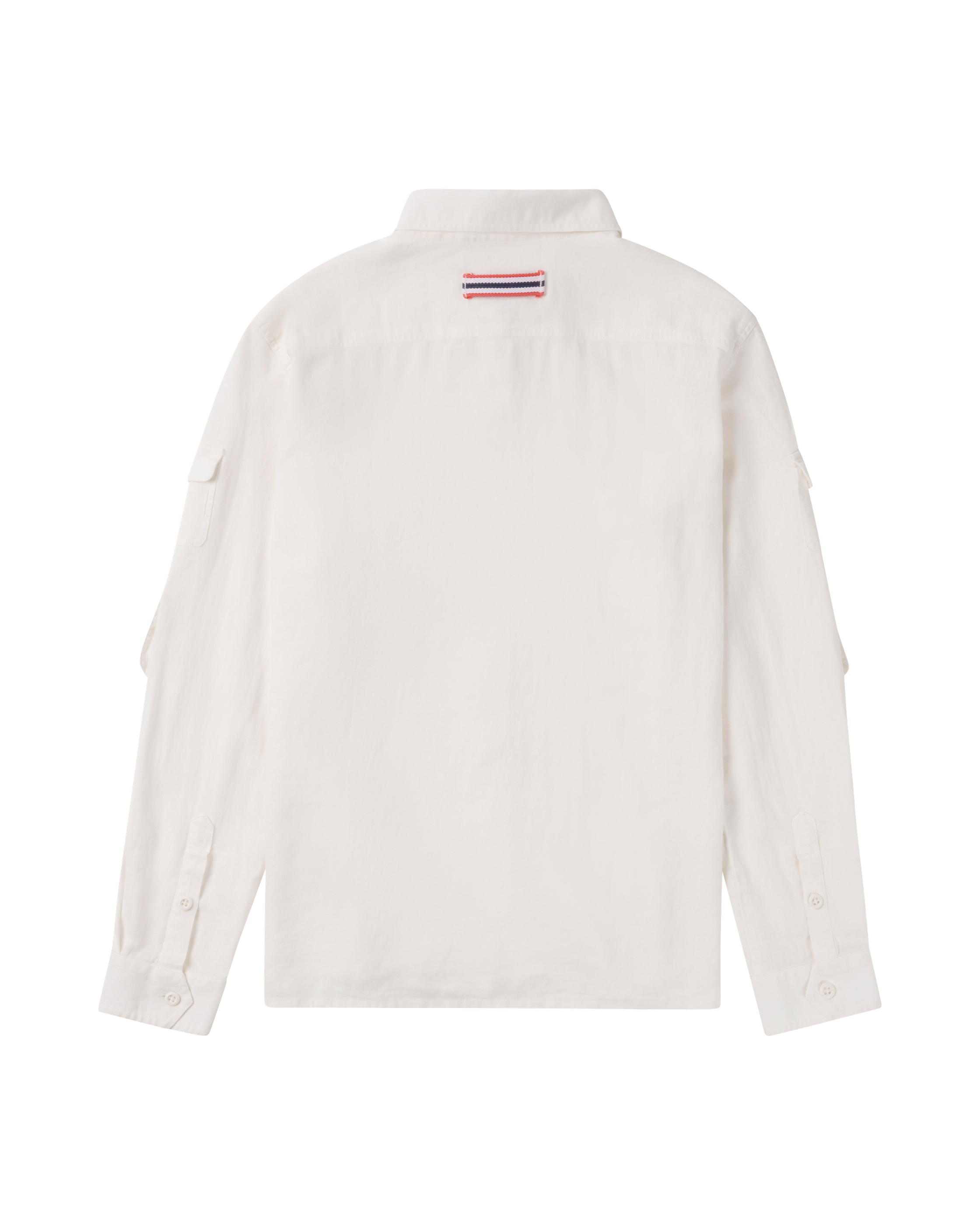 Traveller's Linen Shirt Womens White back