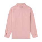 Traveller's Linen Shirt Womens Faded Peony Pink back