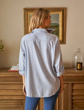 Eileen Button-Up Shirt Gray Blue