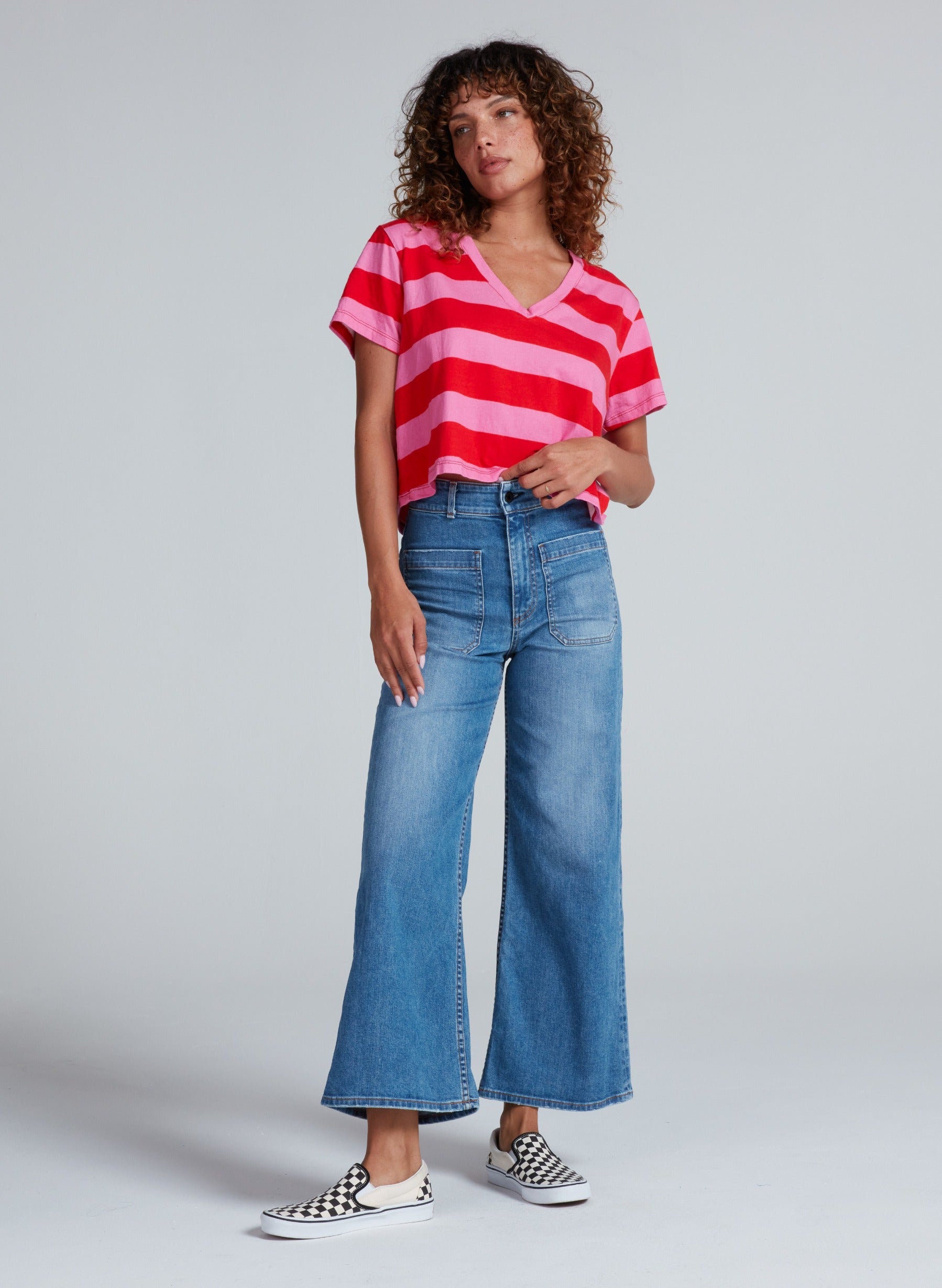 PINK AND RED STRIPE