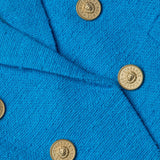 Brooke Tweed Blazer Dresden Blue/Gold Chain
