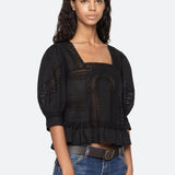 Franca Lace Top Black