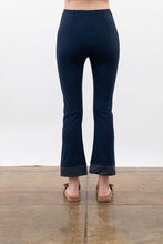 Olga Cropped Flare Leggings Indigo