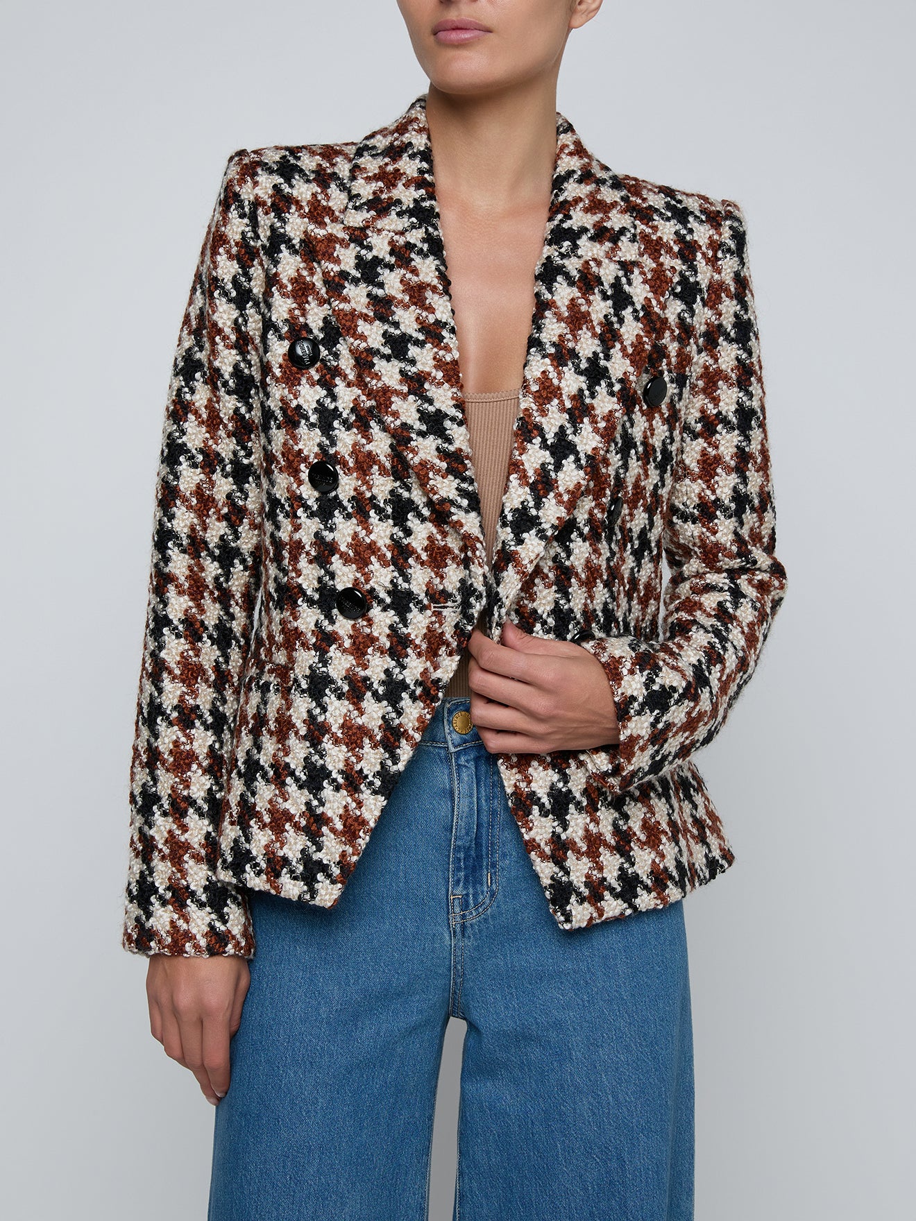 MARIE DBL BRSTD BLAZER