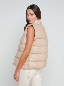 Tori Puffer Vest Almond