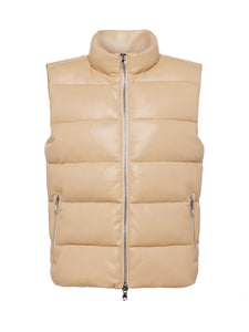 Tori Puffer Vest Almond