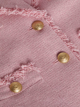 Sylvia Collared Jacket Pale Pink/Gold
