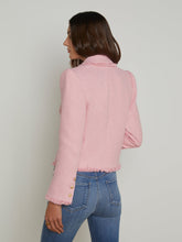 Sylvia Collared Jacket Pale Pink/Gold