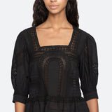 Franca Lace Top Black