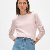 Cashmere Crewneck Portrait Pink