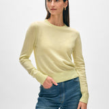 Cashmere Crewneck Chartreuse