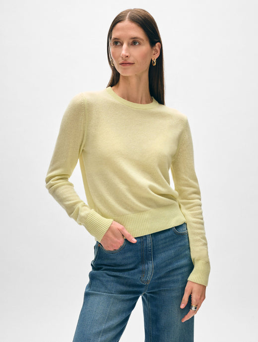 Cashmere Crewneck Chartreuse