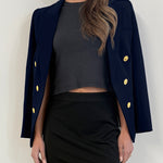 KYOMI DBL BREASTED BLZR