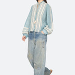 KIRSTEN PRINT L/SLV TOP (D2)