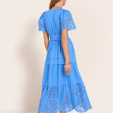 Radhika Long Dress Fiucci Blue