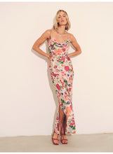 Slip Dress Floral Pink