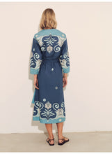 Inae Dress Tiles Blue