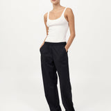 Tailored Active Pants Black Pinstripe