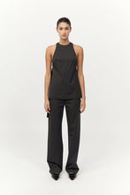 Side Tie Top Black Olive