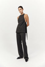 Side Tie Top Black Olive