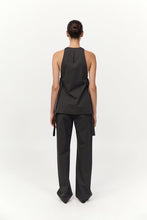 Side Tie Top Black Olive