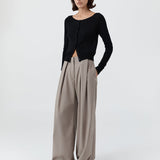 Merino Wool Ballet Cardigan Black