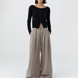 Merino Wool Ballet Cardigan Black