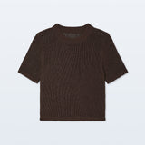 Luxe Cotton T-Shirt Dark Espresso