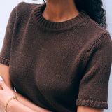 Luxe Cotton T-Shirt Dark Espresso