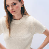 Luxe Cotton T-Shirt Ecru