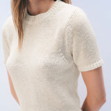 Luxe Cotton T-Shirt Ecru