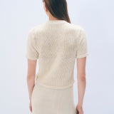 Luxe Cotton T-Shirt Ecru