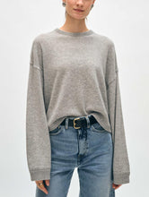 Cashmere Mini Heart Sweatshirt Grey Heather