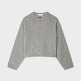 Cashmere Mini Heart Sweatshirt Grey Heather