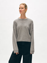 Cashmere Mini Heart Sweatshirt Grey Heather