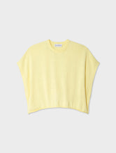 Linen Blend Easy T-Shirt Lemon Sorbet