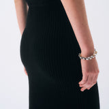Cashmere Sleeveless Dress Black