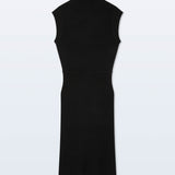 Cashmere Sleeveless Dress Black