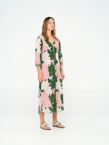 Long Poppy Dress Playa Emerald