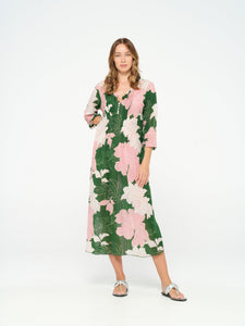 Long Poppy Dress Playa Emerald