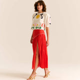 Ines Skirt Red