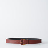 Leather Wrap Borrelo Belt Saddle