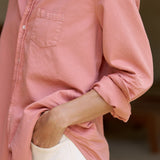 Eileen Button-Up Shirt Adobe