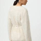 Brushed Cardigan Chalk