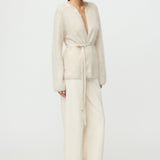 Brushed Cardigan Chalk