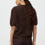 Brushed Short Sleeve Mocha